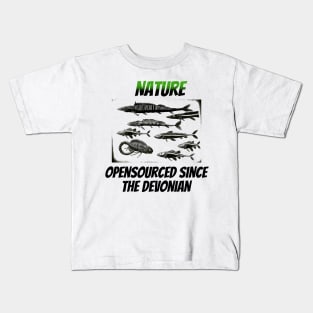 Nature: Opensourced Since the Devonian Kids T-Shirt